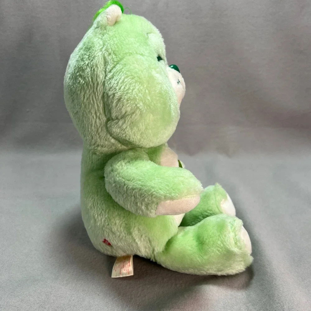 Care Bears Good Luck Bear Plush Green 1983 Kenner‎ Vintage St. Patrick's Day 13